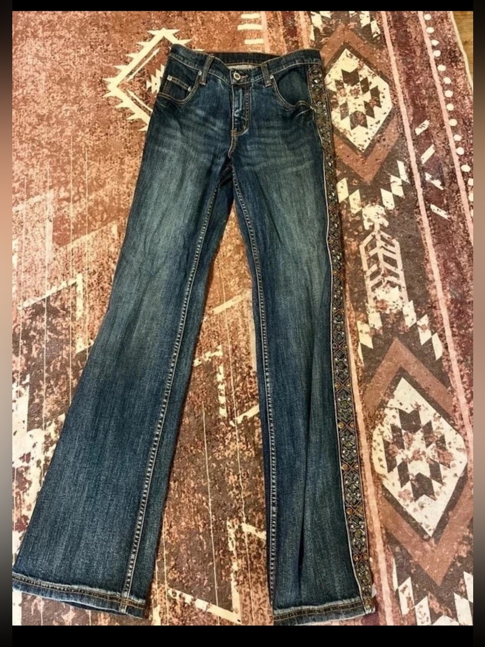 Vintage Women’s lawman Dark Blue Denim Jeans - Comfortable Everyday Wear